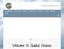 Tablet Screenshot of guidedchoices.com